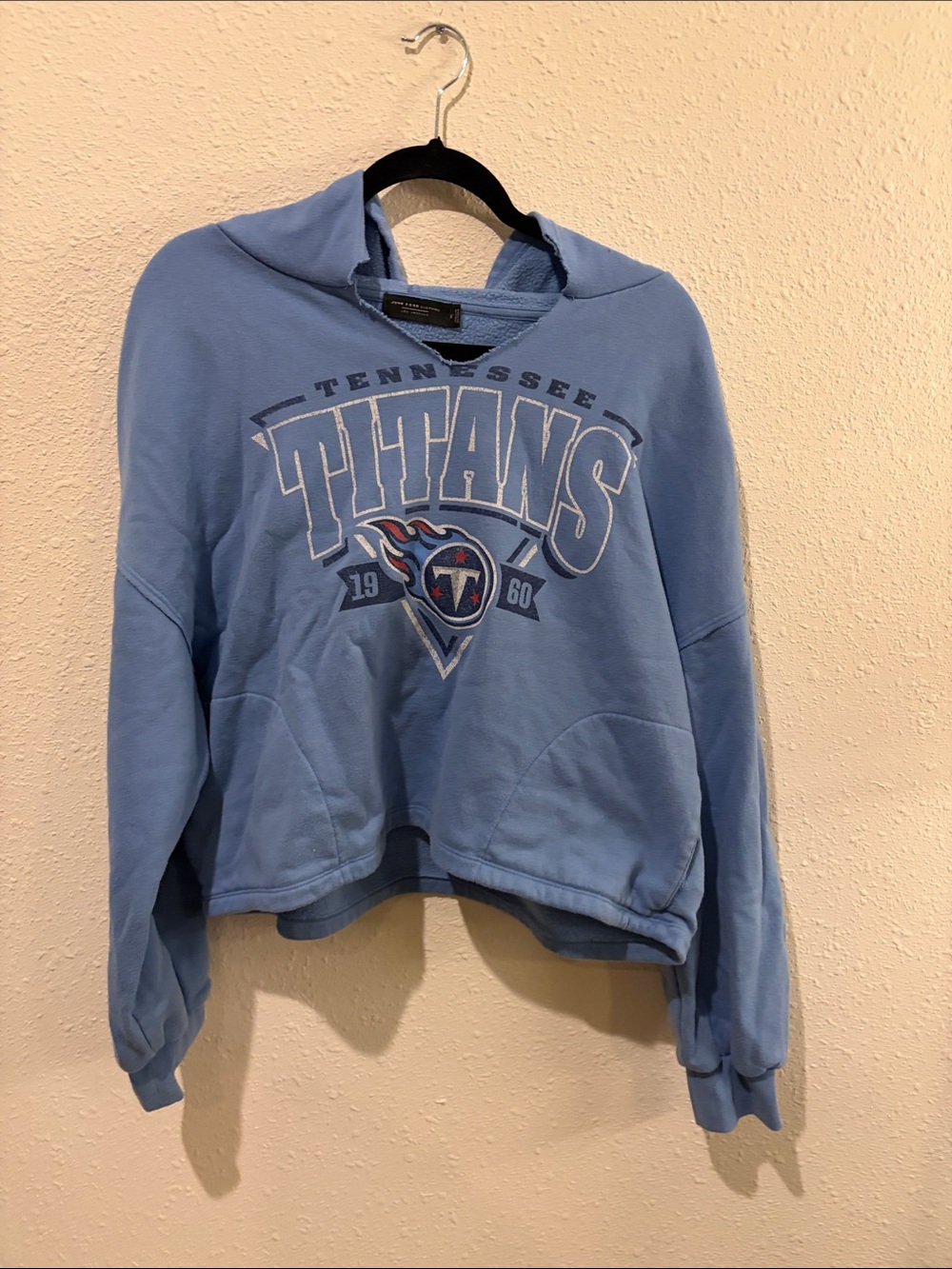 Junk Food Clothing Blue Tennessee Titans NFL Pullover Hoodie